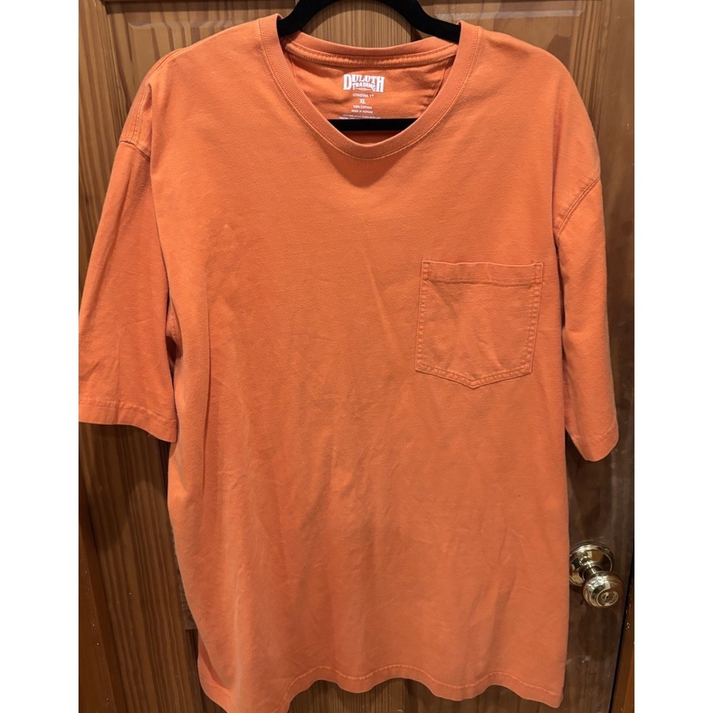 Halloween Orange Duluth Trading Company Long tail T XL